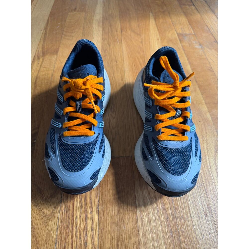 adidas Adizero Aruku Kids Sneakers Size 5 Navy Blue Orange Swirlfoam Running